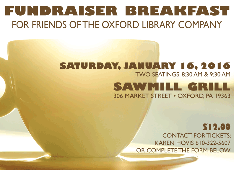 Fundraiser Breakfast Saturday, January 16 Sawmill Grill. Photo by Kristina Alexanderson on Flickr CC https://creativecommons.org/licenses/by/2.0/legalcode
